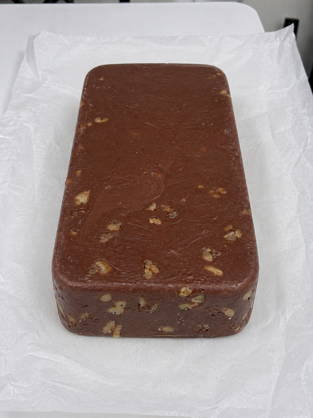 Chocolate Black Walnut Fudge - 6lb Bulk Fudge Loaf
