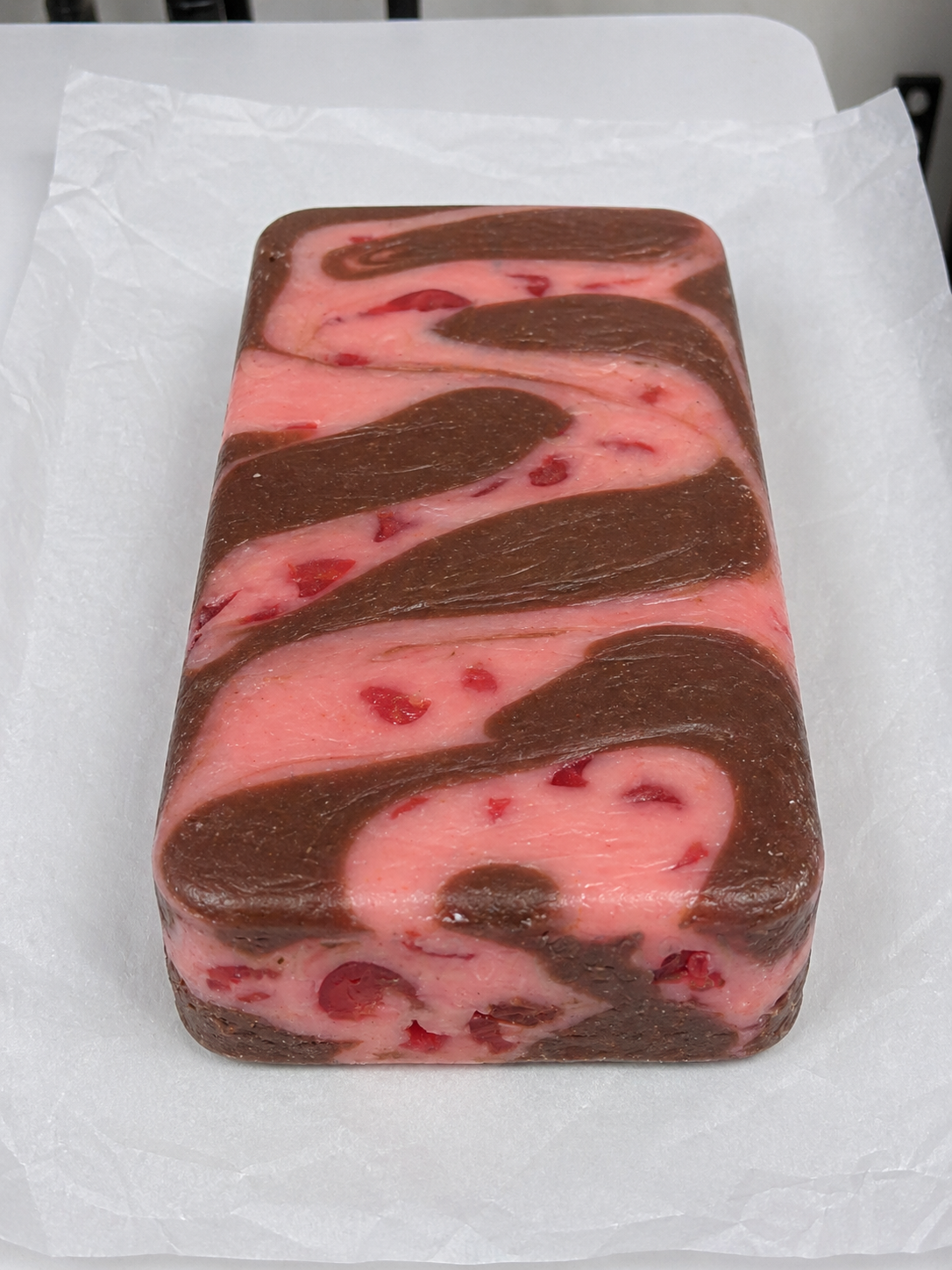 Chocolate Covered Cherries Fudge - 6lb Bulk Fudge Loaf