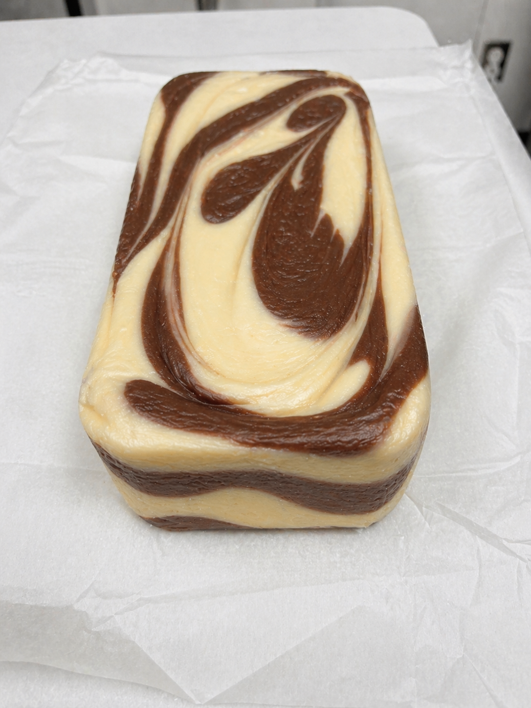 Sugar-Free Chocolate Vanilla Swirl Fudge - 5lb Bulk Fudge Loaf