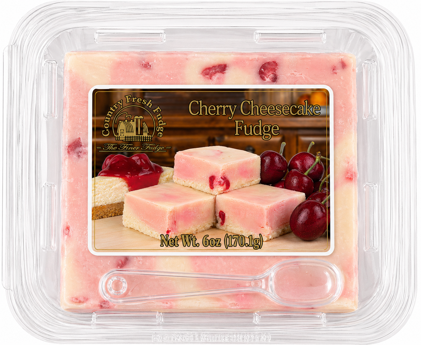 Cherry Cheesecake Fudge (Trays)