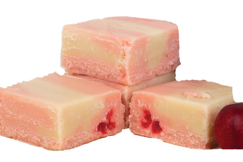 Cherry Vanilla Fudge - 6lb Bulk Fudge Loaf - Country Fresh Food & Confections