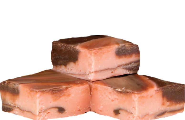Chocolate Amaretto Fudge - 6lb Bulk Fudge Loaf - Country Fresh Food & Confections