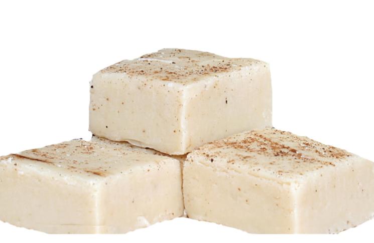 Egg Nog Fudge - (48) 2oz Pre-Cut Pieces - 6lb Total Weight - Country Fresh Food & Confections