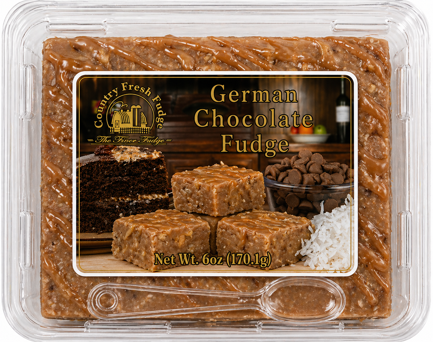 German Chocolate Fudge (Trays)