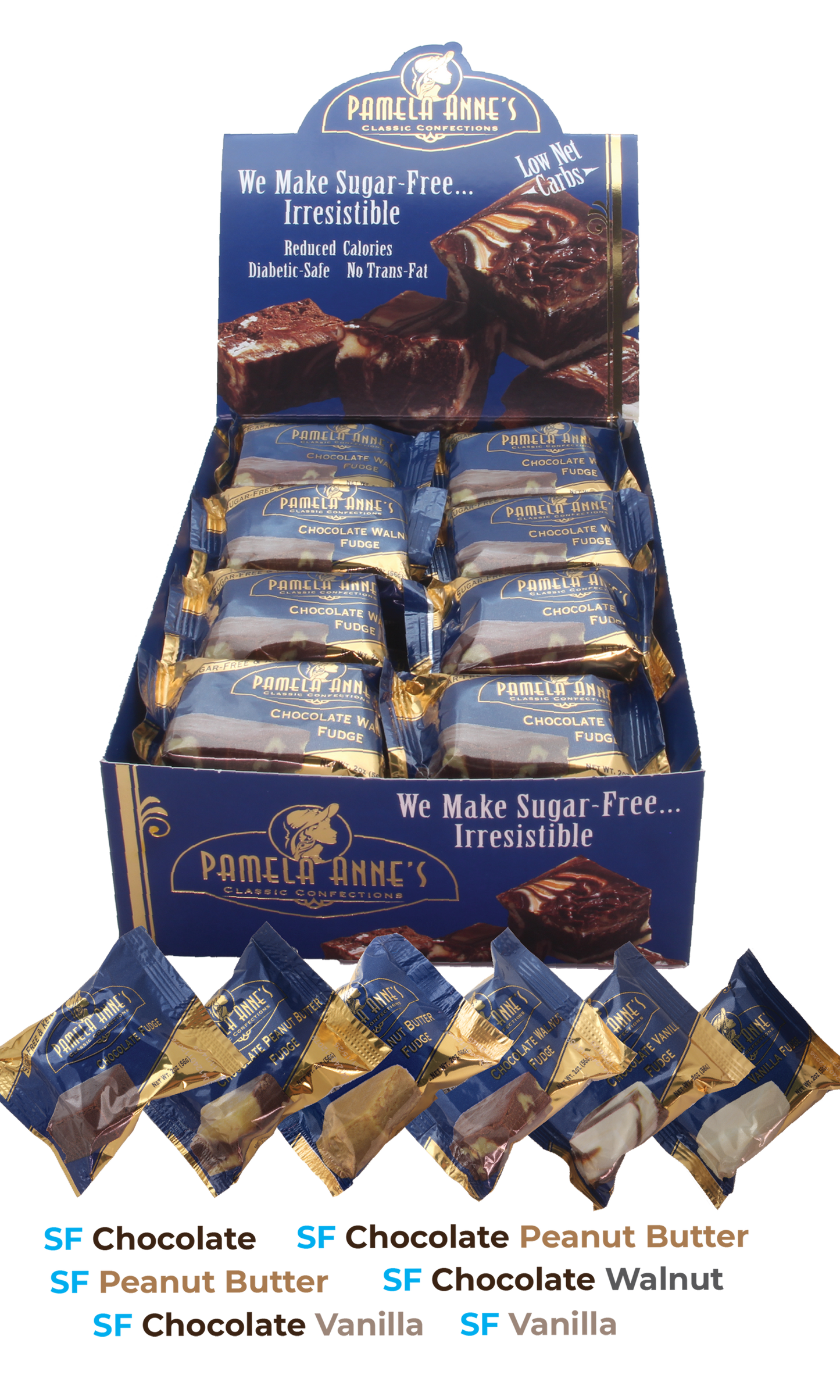 '- Pamela Anne's - Sugar-Free Variety Display