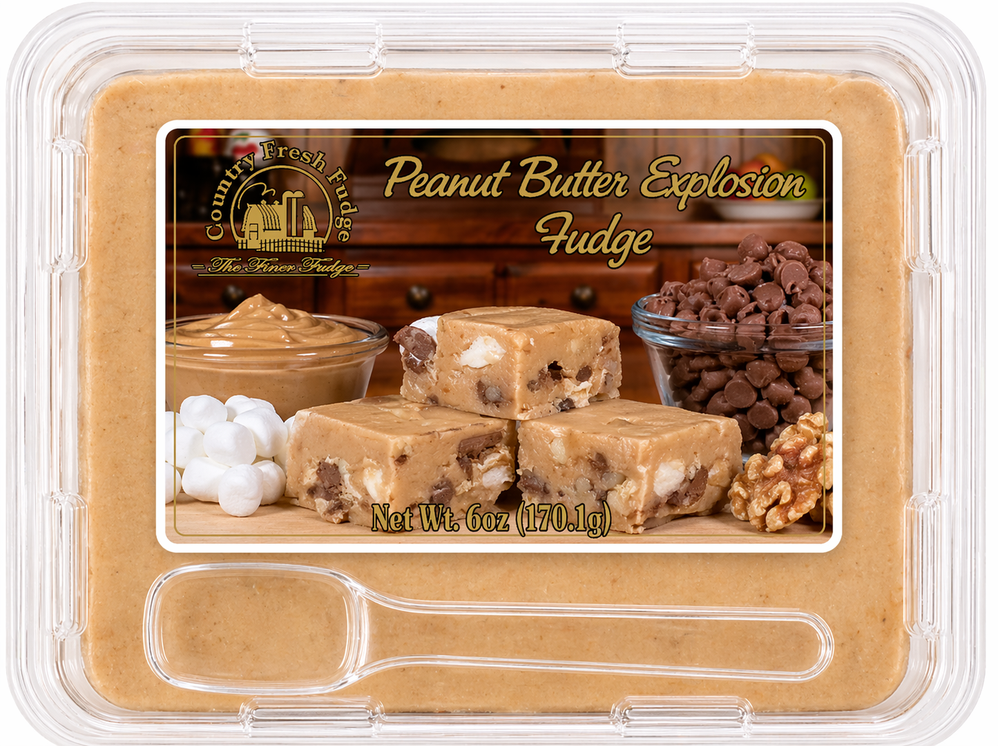 Peanut Butter Explosion Fudge (Trays)
