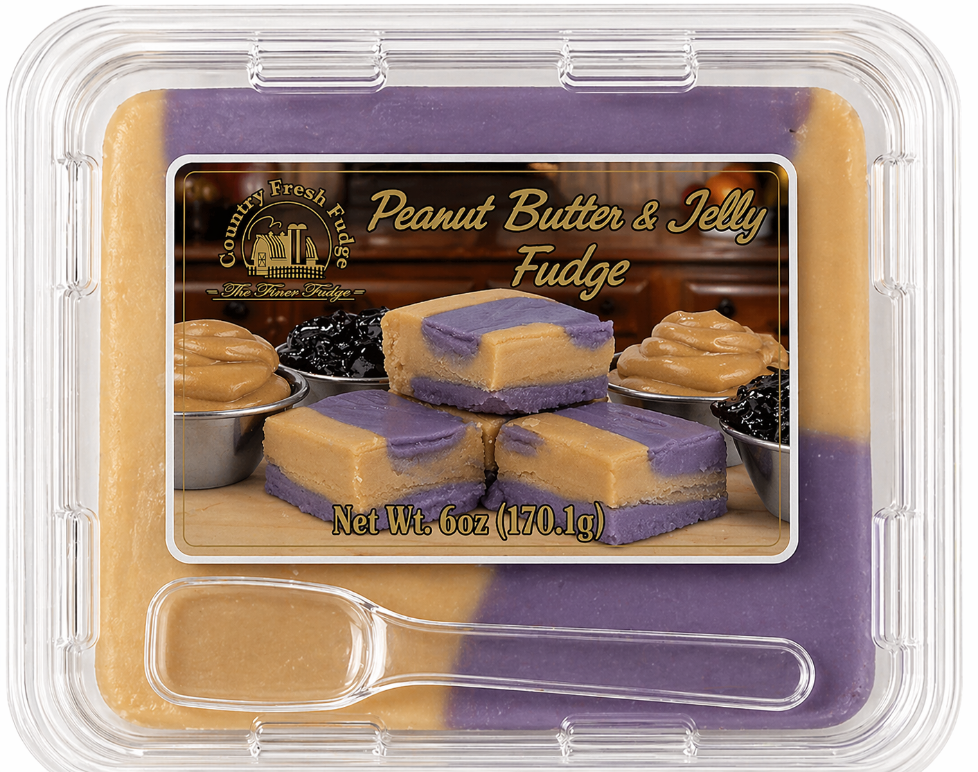 Peanut Butter & Jelly Fudge (Trays)