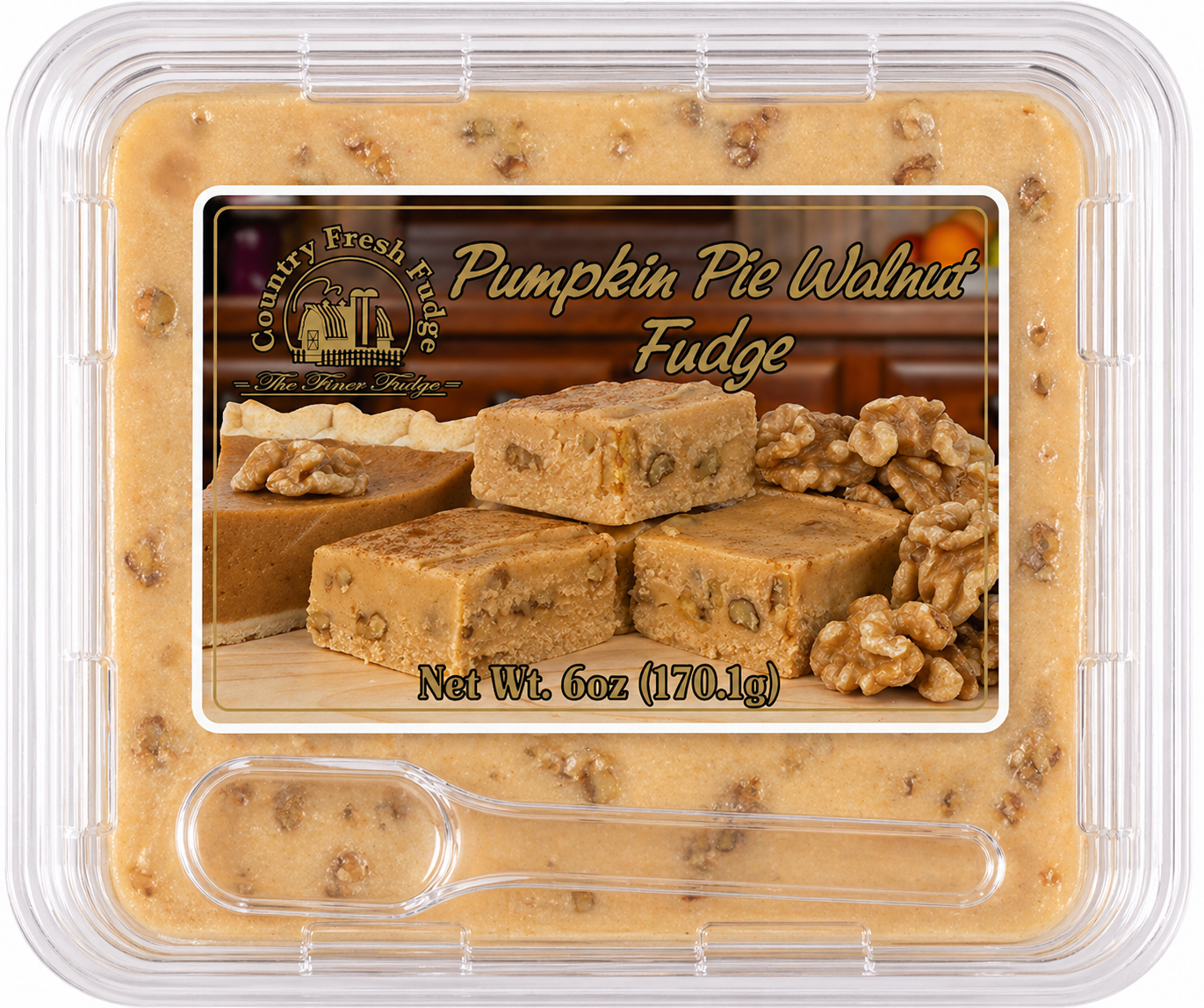 Pumpkin Pie Walnut Fudge (Trays)