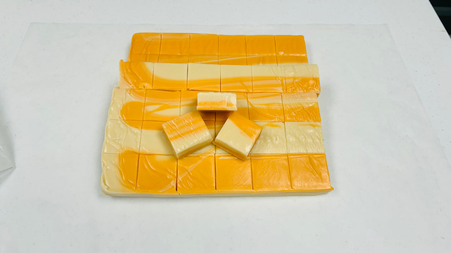 Oranges N' Cream Fudge - (48) 2oz Pre-Cut Pieces - 6lb Total Weight