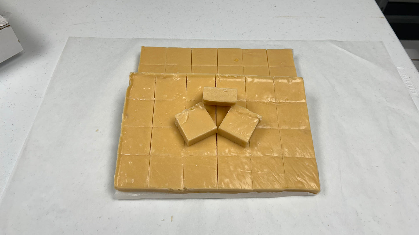 Spirit Legends Caribbean Mango Rum Fudge (Non-Alcoholic) - (48) 2oz Pre-Cut Pieces - 6lb Total Weight