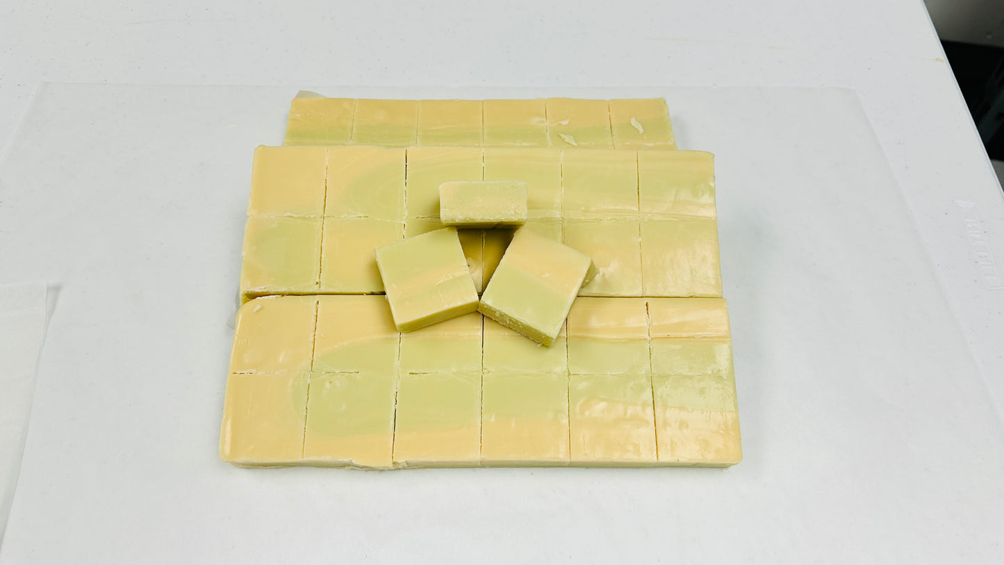 Key Lime Cheesecake Fudge - (48) 2oz Pre-Cut Pieces - 6lb Total Weight