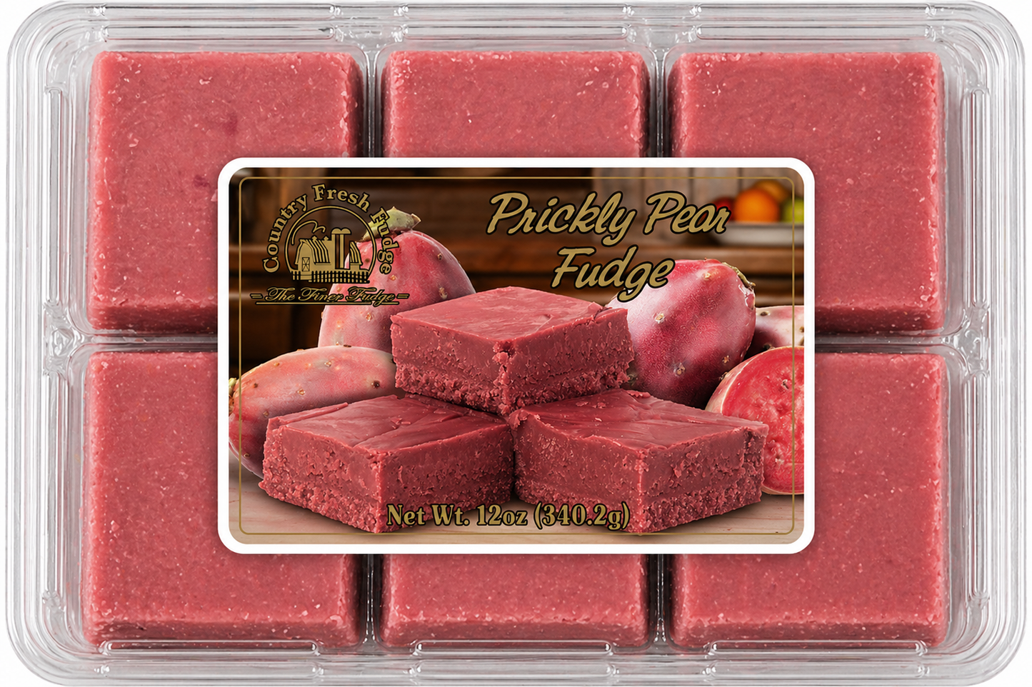 Prickly Pear Fudge (Trays)