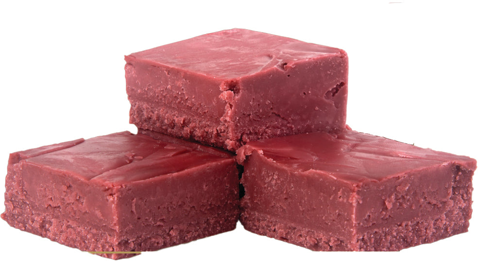 Sugar-Free Prickly Pear Fudge (40) 2oz Pre-Cut Pieces - 5lb Total Weight - Country Fresh Food & Confections