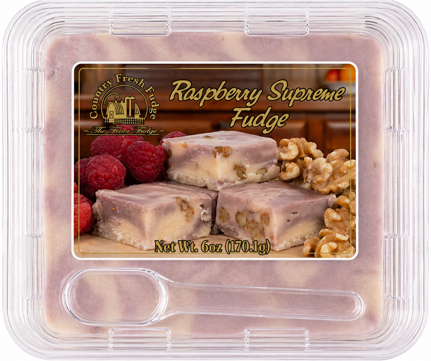 Raspberry Supreme Fudge (Trays)