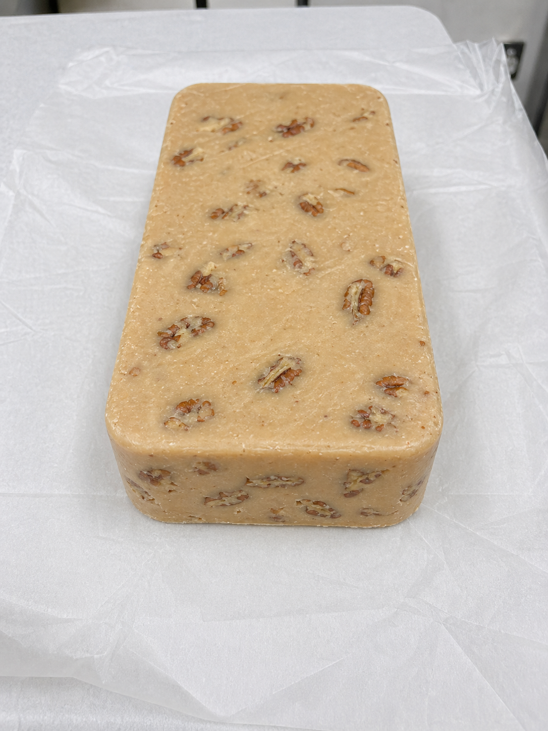 Sugar-Free Caramel Pecan Fudge - 5lb Bulk Fudge Loaf