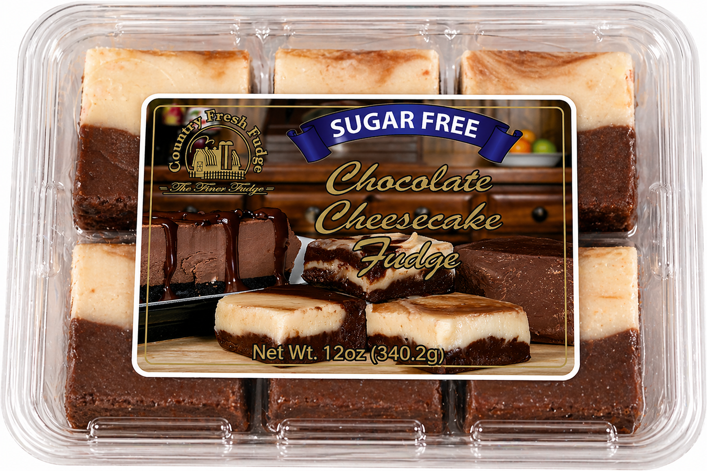 Sugar-Free Chocolate Cheesecake Fudge (Trays)
