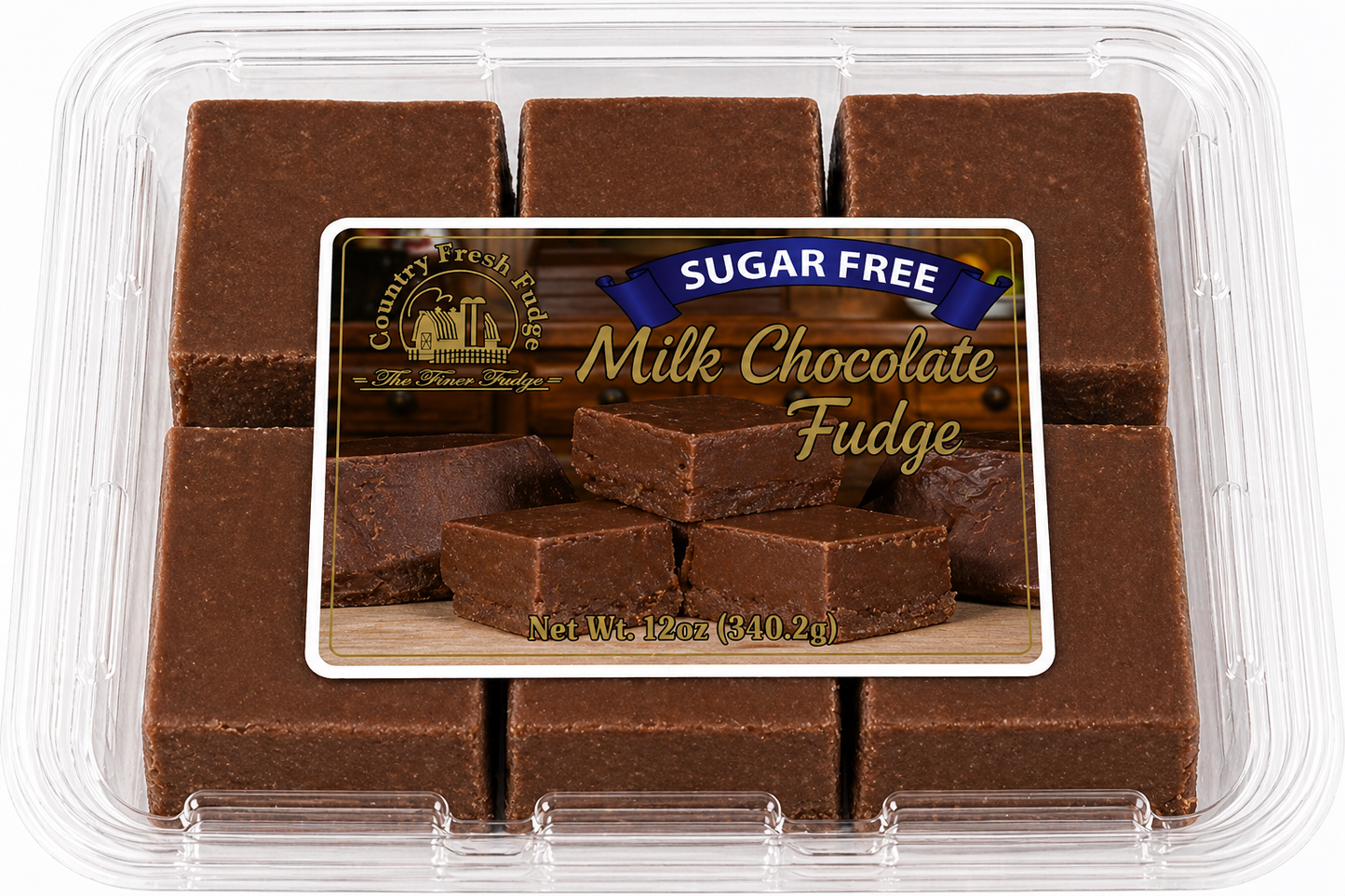 Sugar-Free Milk Chocolate Fudge (Trays)