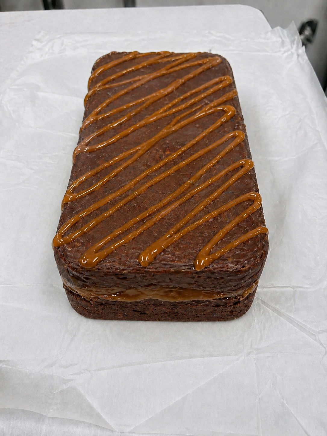 Sea Salted Chocolate Caramel Fudge - 6lb Bulk Fudge Loaf