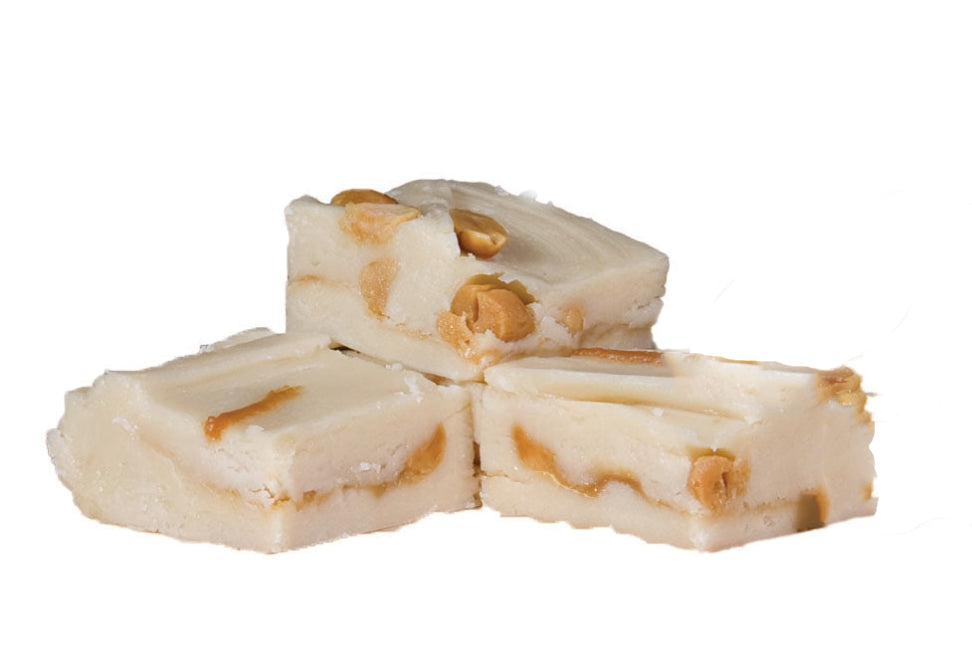 Salted Nut Roll Fudge (Clamshells)