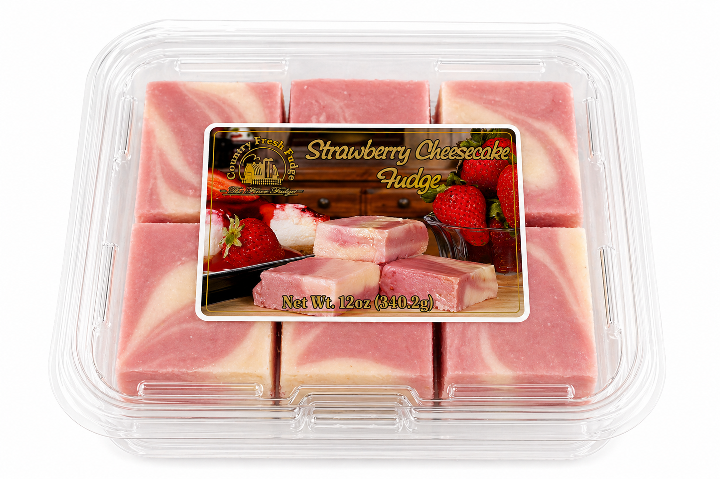 Strawberry Cheesecake Fudge (Trays)