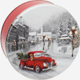 Snowy Drive Decorative Fudge Tin - Country Fresh Food & Confections