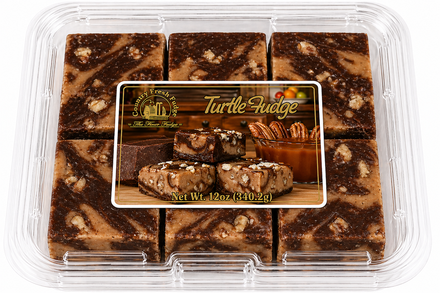 Turtle Pecan Fudge (Trays)