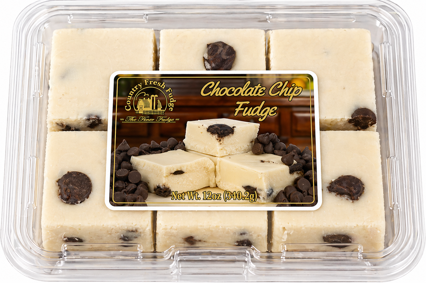 Vanilla Chocolate Chip Fudge (Trays)