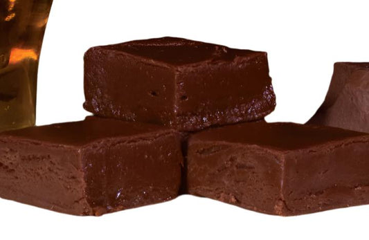 Sugar-Free Spirit Legends Kentucky Bourbon Fudge (40) 2oz Pre-Cut Pieces - 5lb Total Weight - Country Fresh Food & Confections