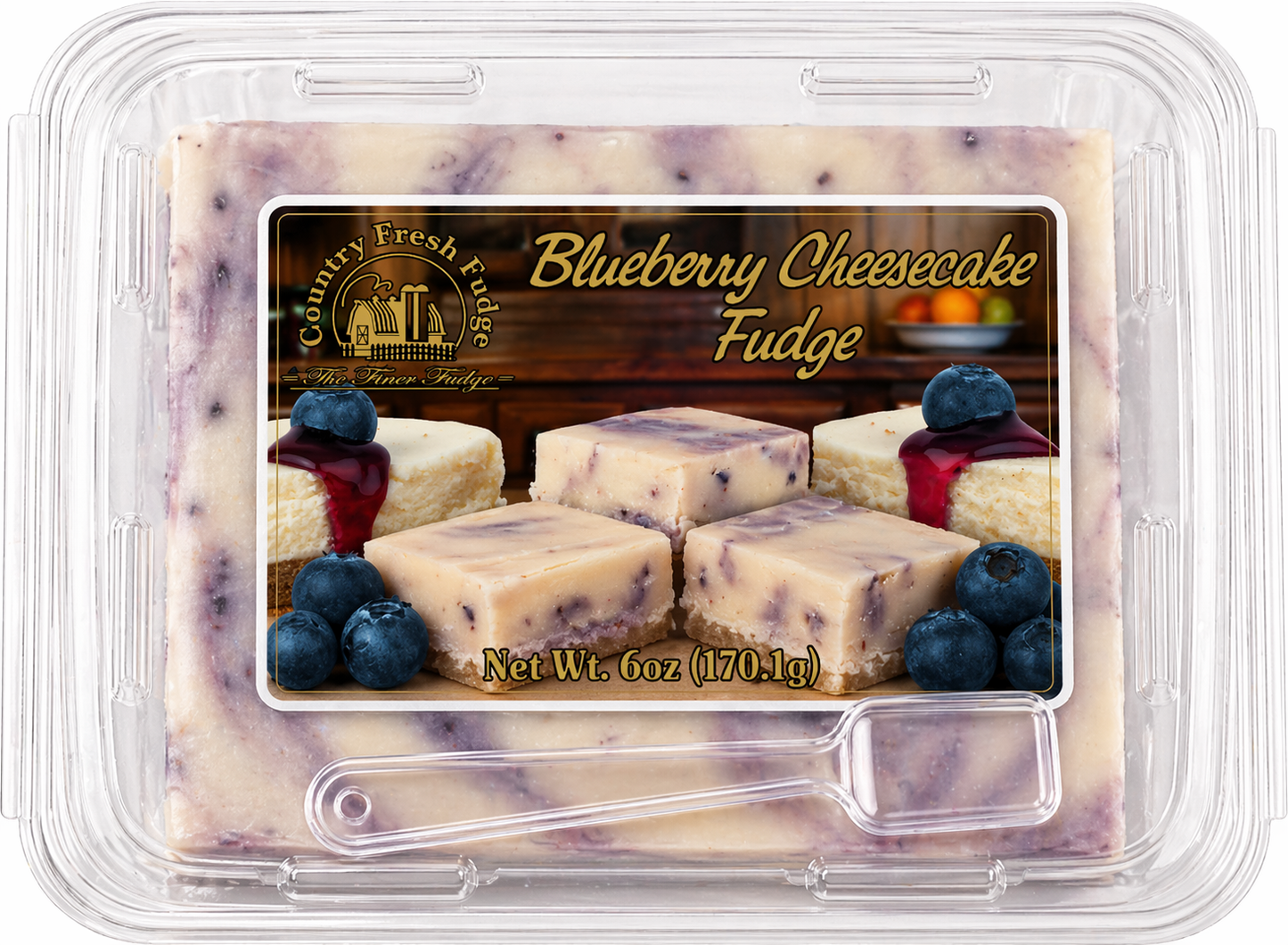 Blueberry Cheesecake Fudge  (Trays)