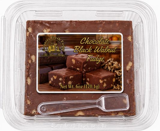 Chocolate Black Walnut Fudge (Trays)