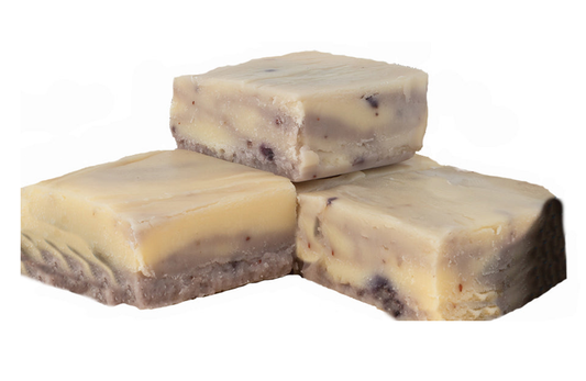Blueberry Cheesecake Fudge  (Clamshell)