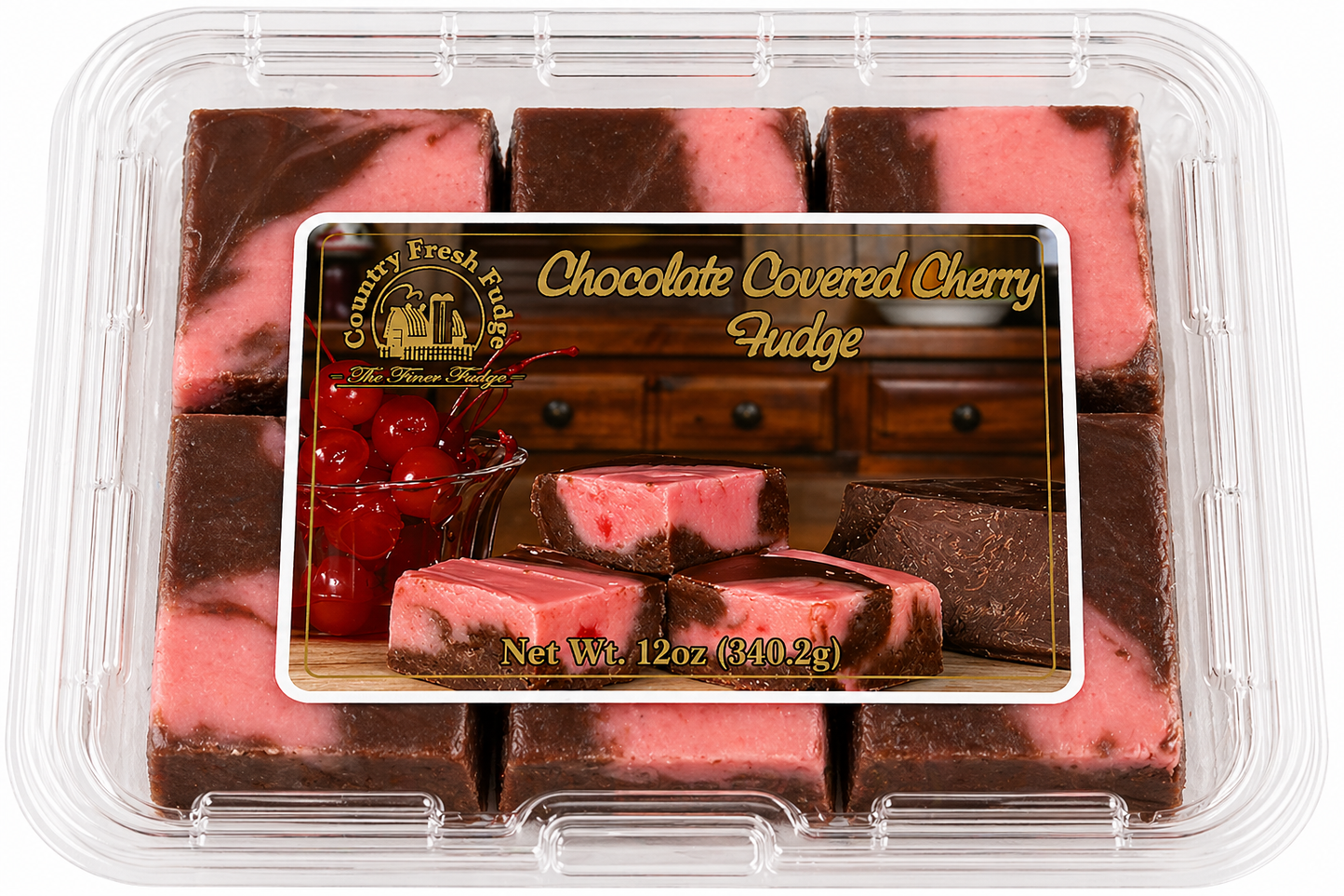 Chocolate Covered Cherries Fudge (Trays)