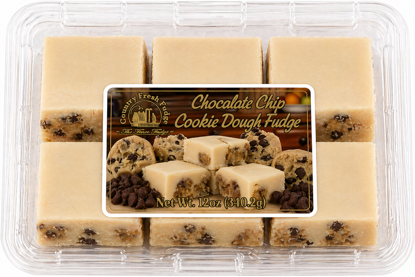 Chocolate Chip Cookie Dough Fudge (Trays)