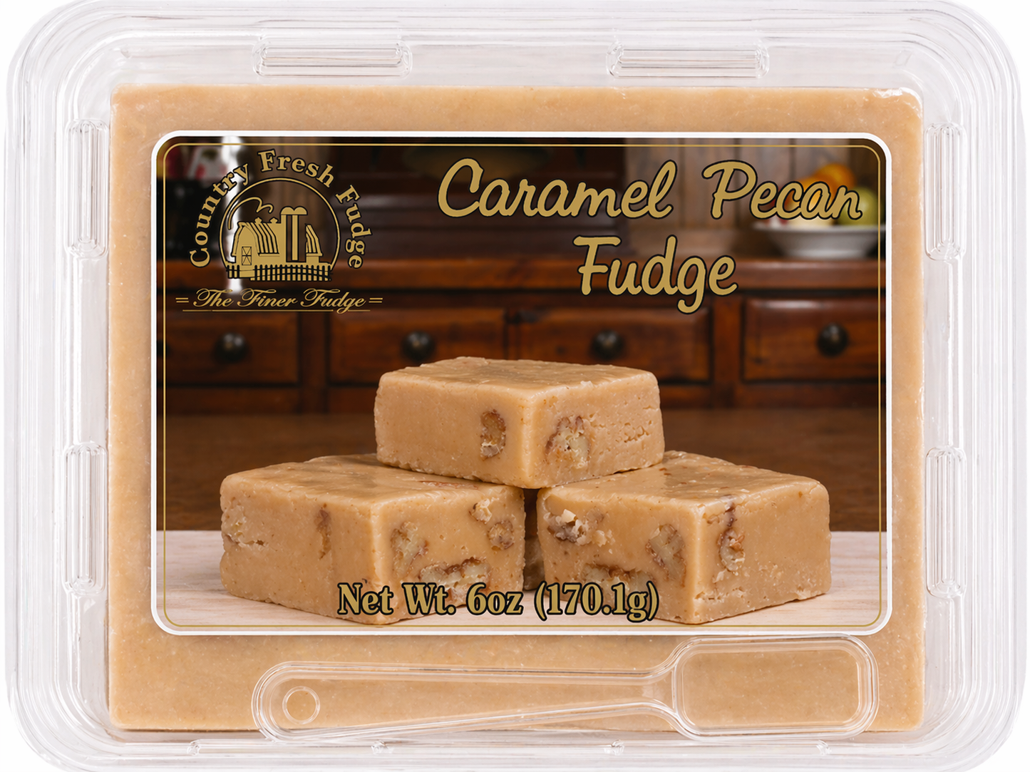 Caramel Pecan Fudge (Trays)