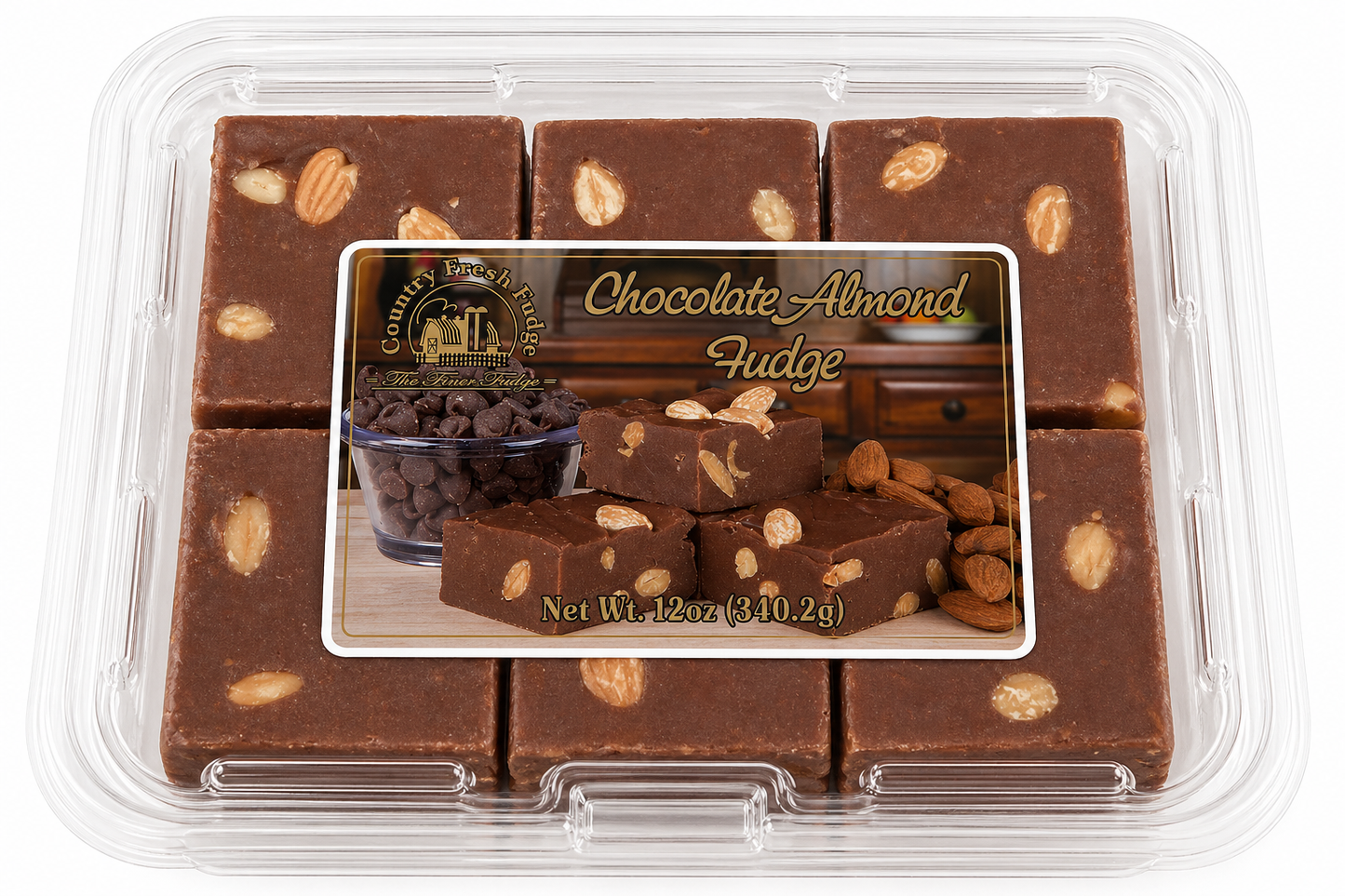 Chocolate Roasted Almond Fudge (Trays)
