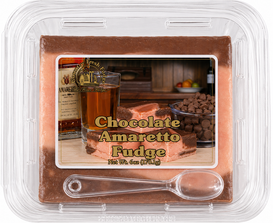 Chocolate Amaretto Fudge (Trays)
