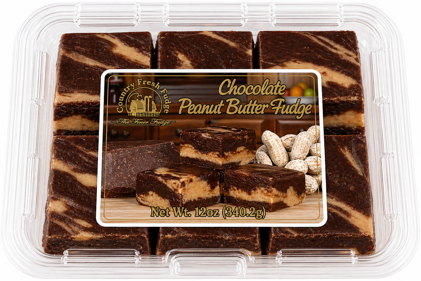 Chocolate Peanut Butter Fudge (Trays)