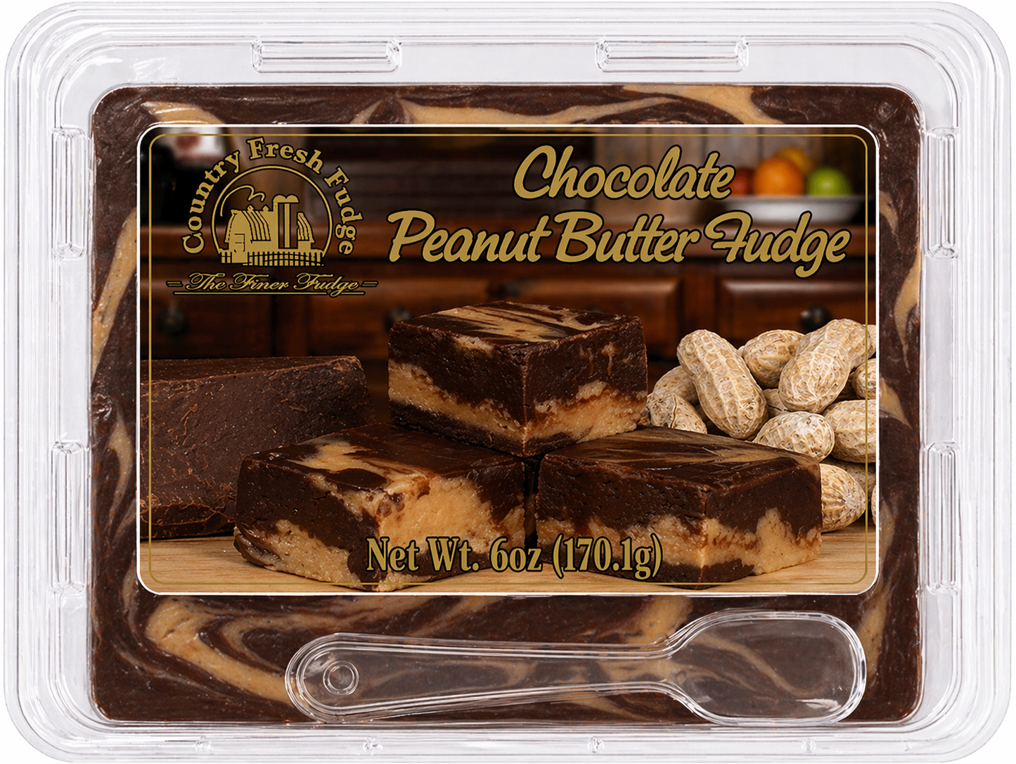 Chocolate Peanut Butter Fudge (Trays)