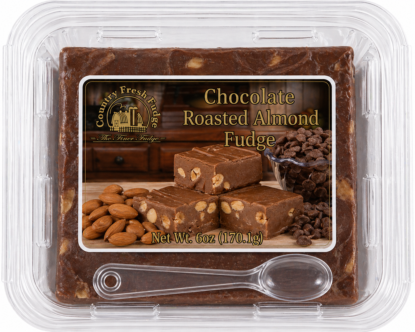 Chocolate Roasted Almond Fudge (Trays)