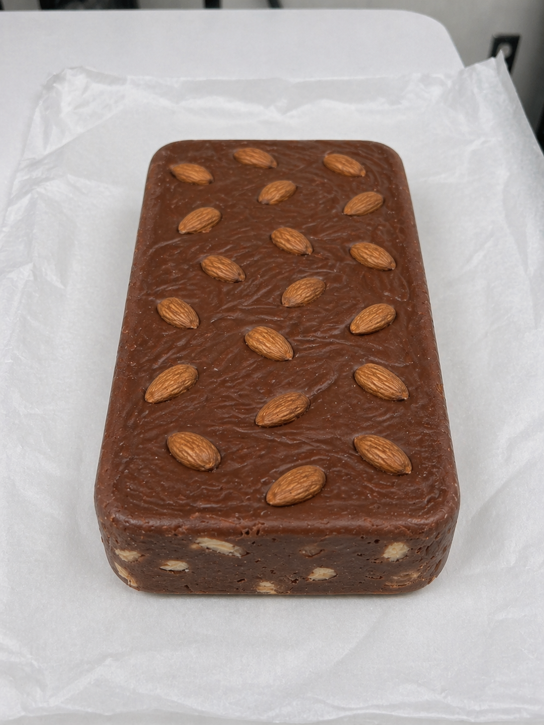 Chocolate Roasted Almond Fudge - 6lb Bulk Fudge Loaf