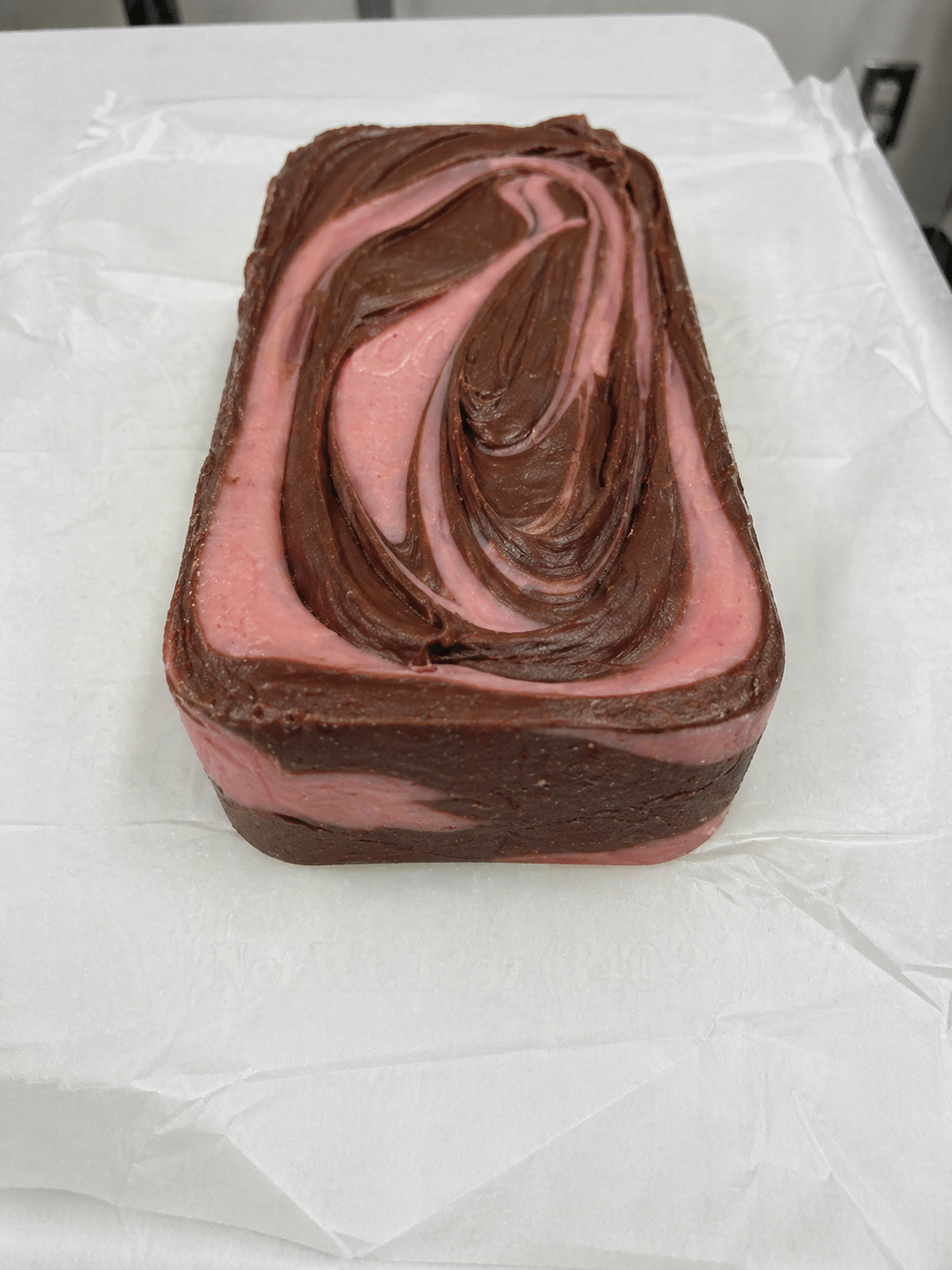 Chocolate Raspberry Fudge - 6lb Bulk Fudge Loaf