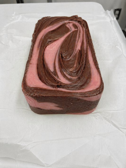 Chocolate Raspberry Fudge - 6lb Bulk Fudge Loaf