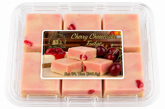 Cherry Cheesecake Fudge (Trays)