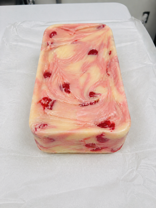 Cherry Cheesecake Fudge - 6lb Bulk Fudge Loaf