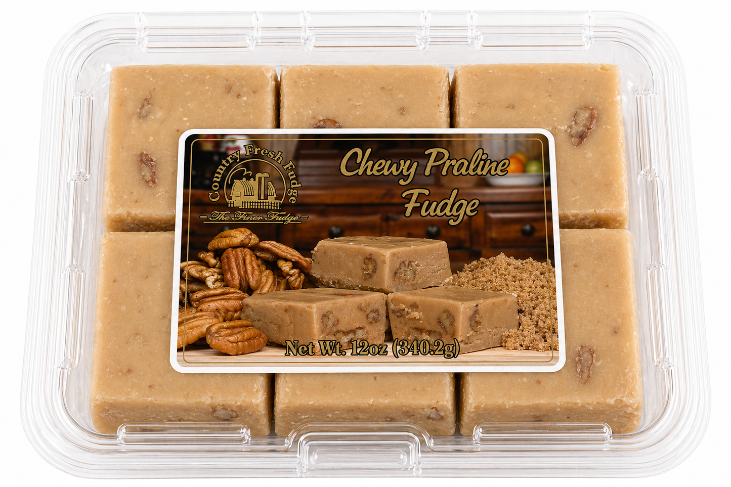 Chewy Praline Fudge (Trays)