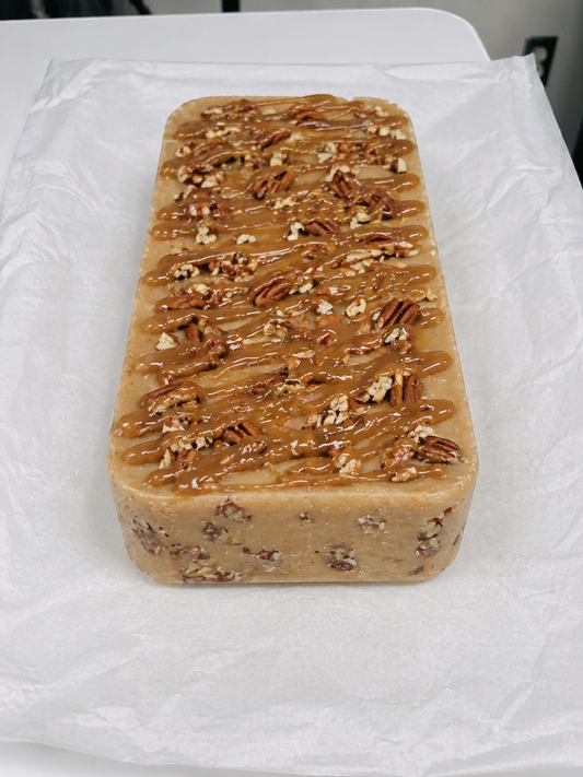 Chewy Praline Fudge  - 6lb Bulk Fudge Loaf