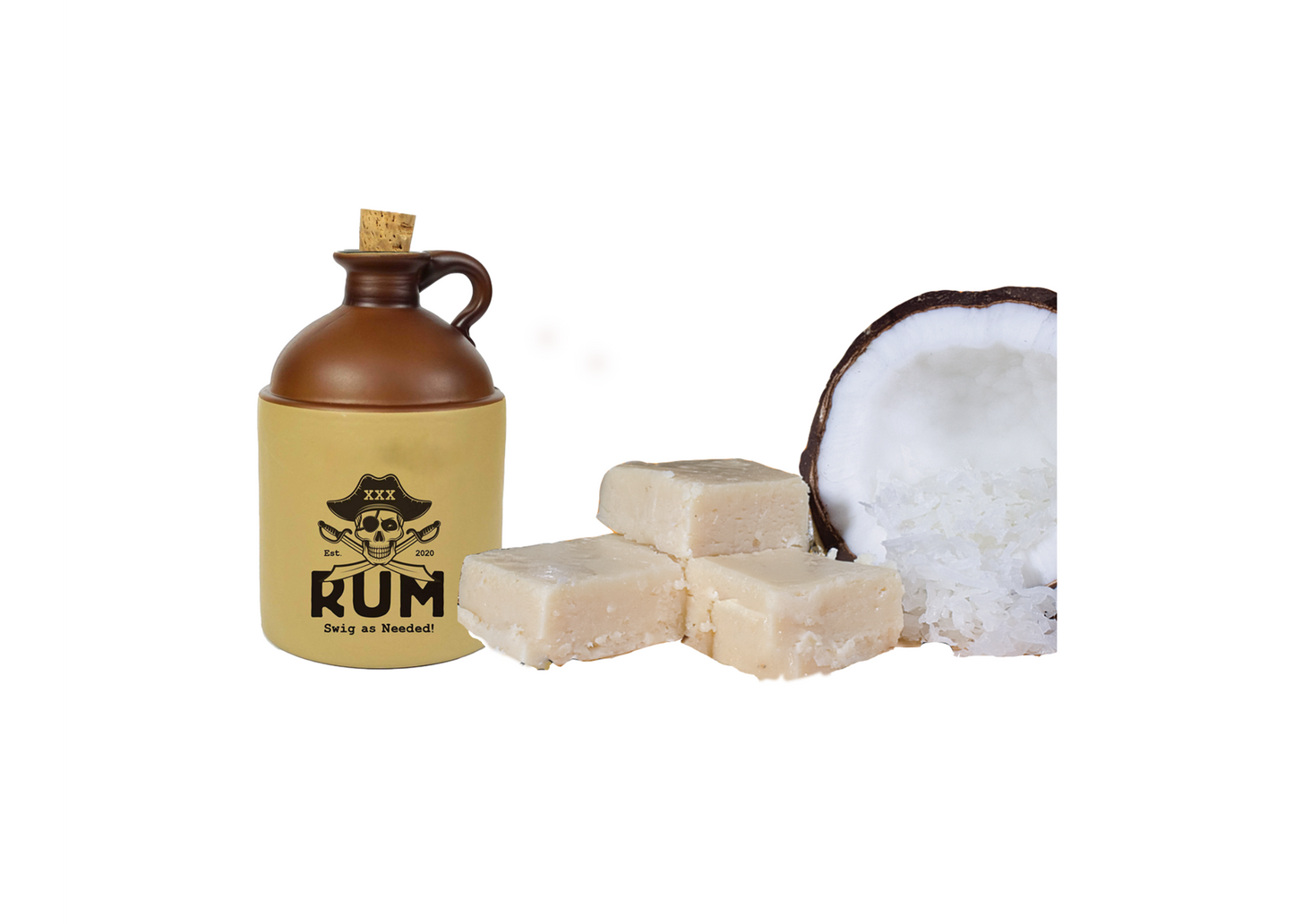 Spirit Legends Caribbean Coconut Rum Fudge (Non-Alcoholic) (Wholesale)