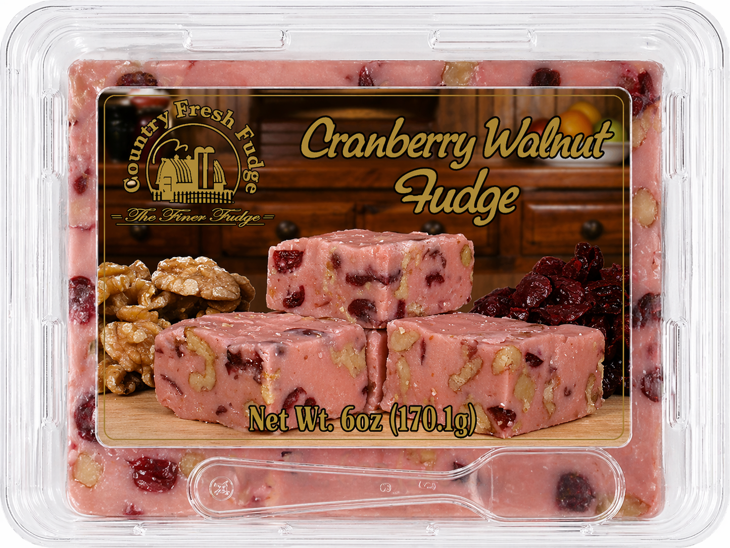 Cranberry Walnut Fudge (Trays)