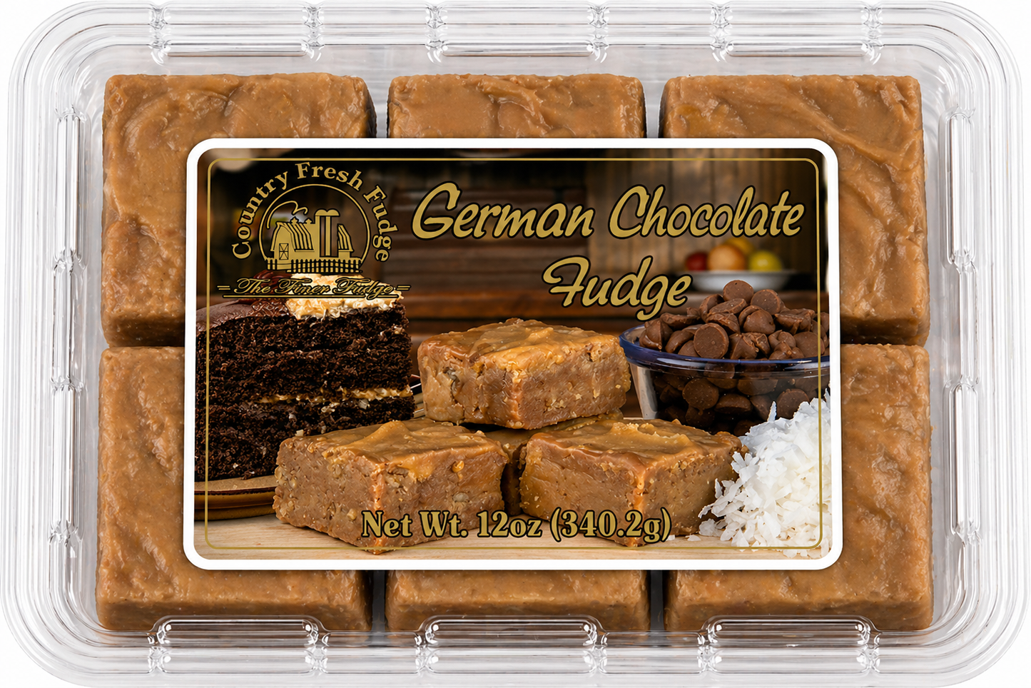 German Chocolate Fudge (Trays)