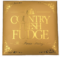 16oz Square Gift Box Of Sugar-Free Fudge (Red, White, Gold) - Country Fresh Food & Confections